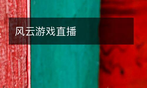 風云游戲直播